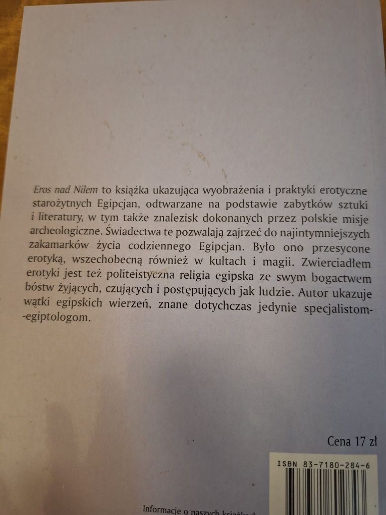 Karol Myśliwiec,  "Eros nad Nilem"