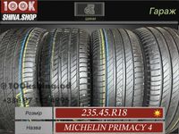 Шины БУ 235 45 R 18 Michelin Primacy 4 резина лето