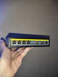 Новый 2.5G POE Switch коммутатор 6 портов свитч