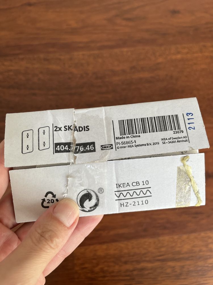 Ikea Skadis conectores