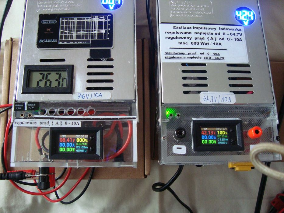 zasilacz ładowarka akumulator Li-Lion 0-90V regul. napię 0-20A regul A