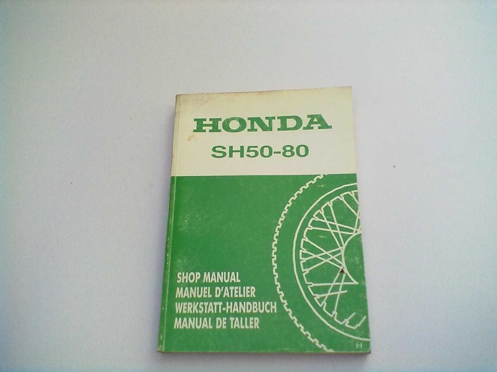 Manual Técnico Oficial Honda SH 50-80