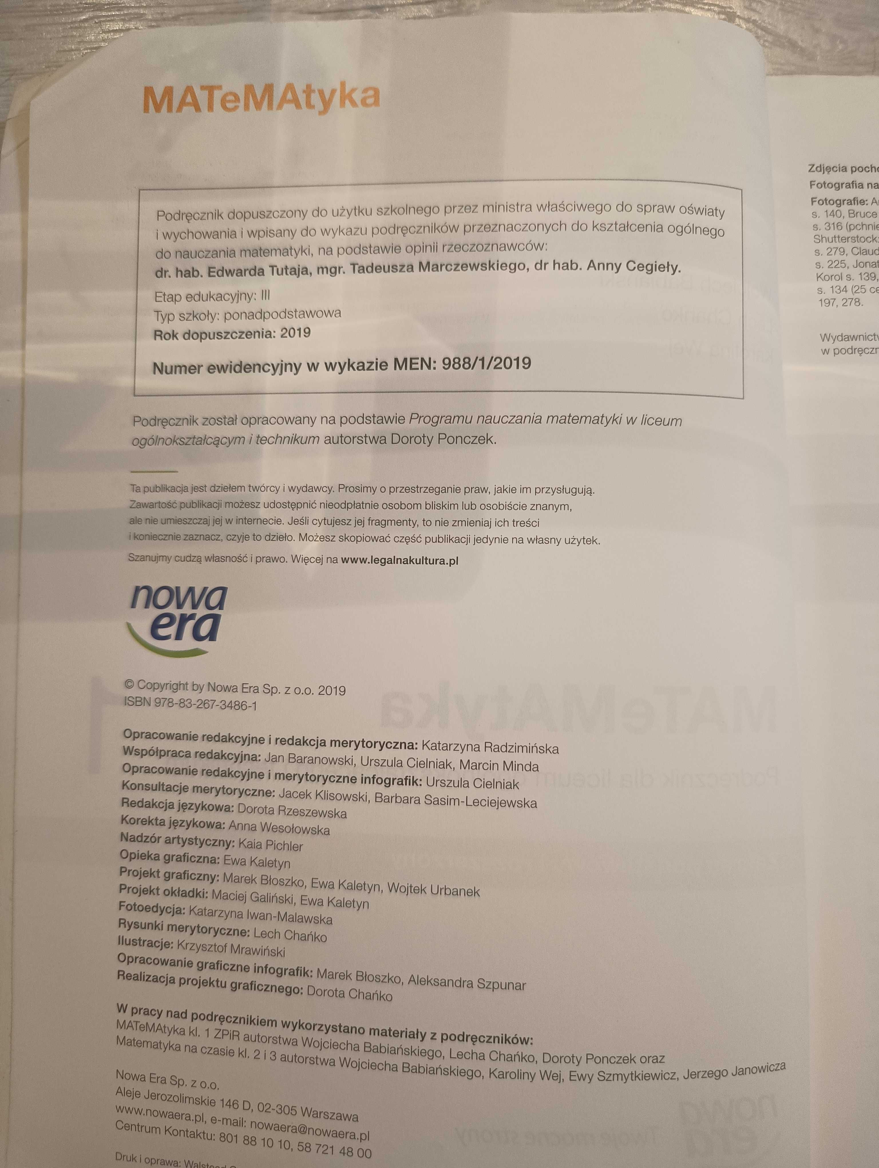 Matematyka klasa 1
