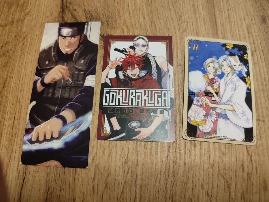 Dodatki do mang - karty, magnes