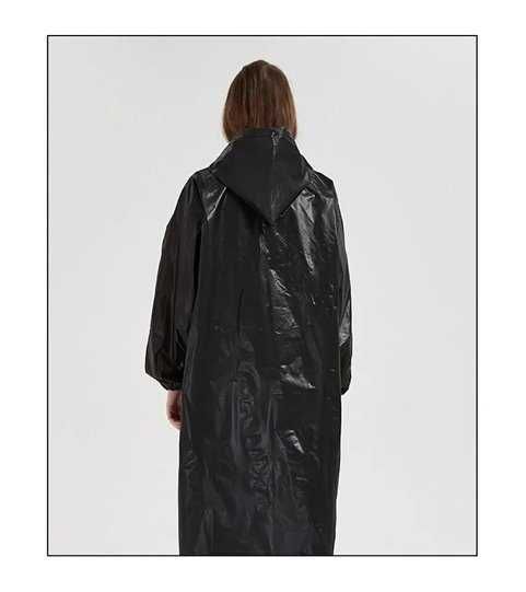 Casaco Impermeável Comprido, com Capuz, em Eva - Goeik