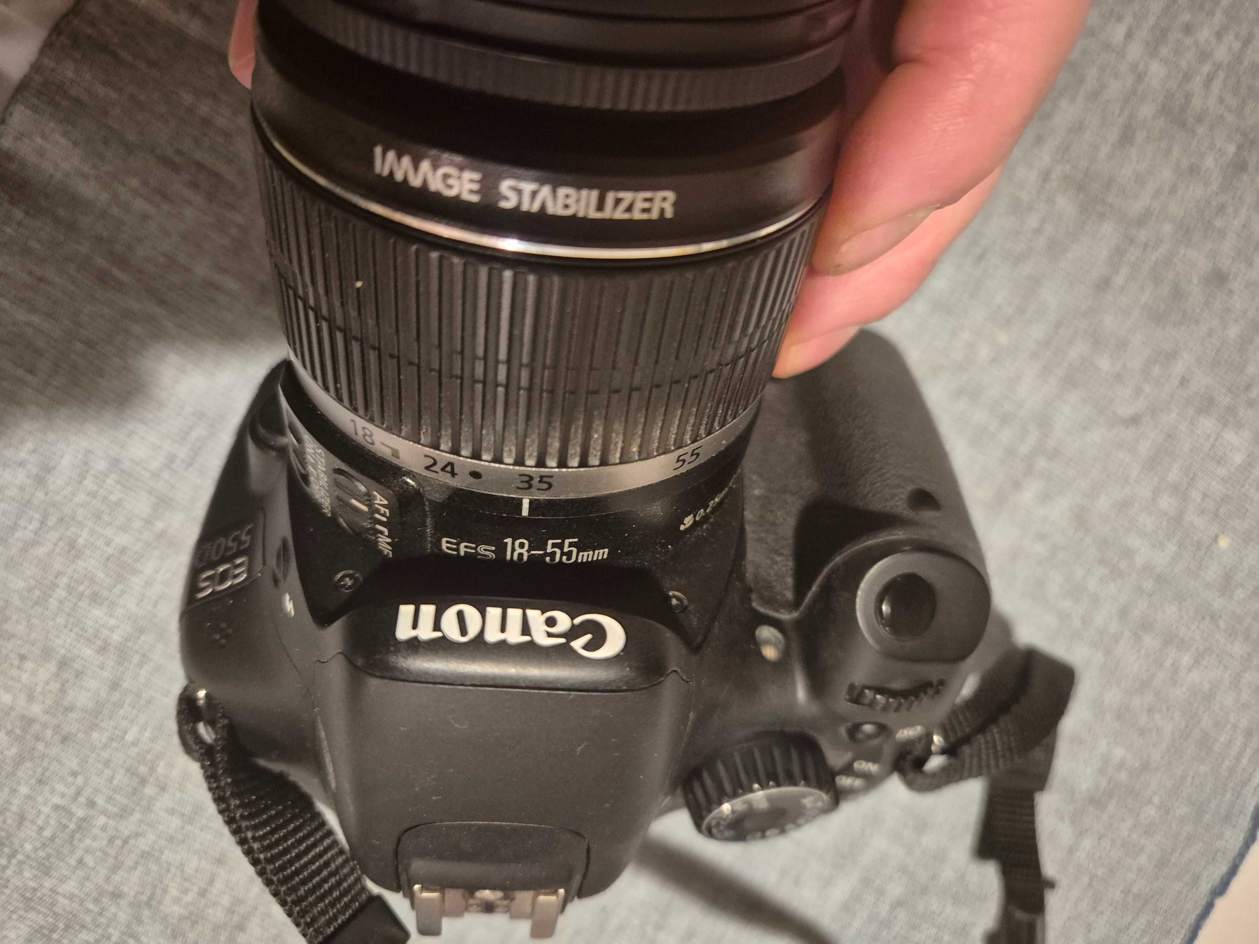 Canon EOS 550D + Obiektyw 18-55