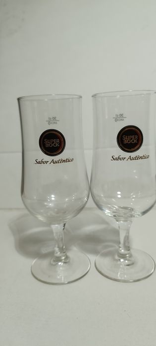 Copos de cerveja Super Bock Stout