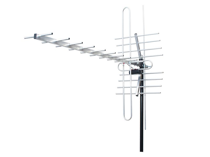 Antena kierunkowa DVB-T VHF/UHF kabel 50m zestaw do odbioru na 4 TV