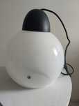 Lampa wisząca, mleczny klosz
