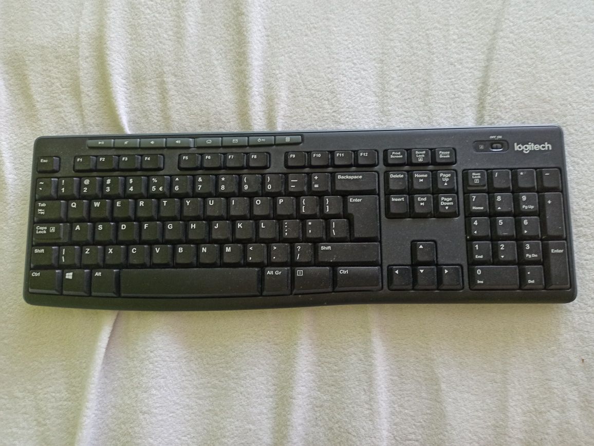 Klawiatura plus myszka Logitech
