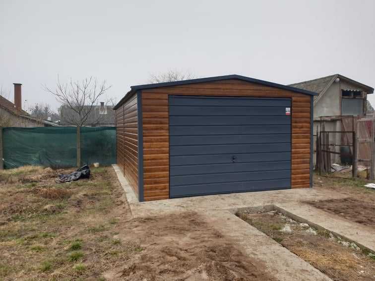 Garaże blaszane - PREMIUM - DREWNOPODOBNE 7x6 4x6 3x5 6x6 9x6 PROMOCJE