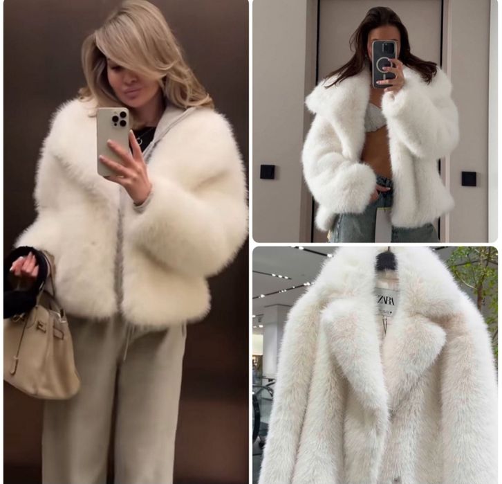 Срочно продам шубку .Zara.
