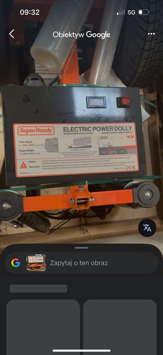 Robot wózek holowniczy do przyczep 3600 kg kempingu lodzie