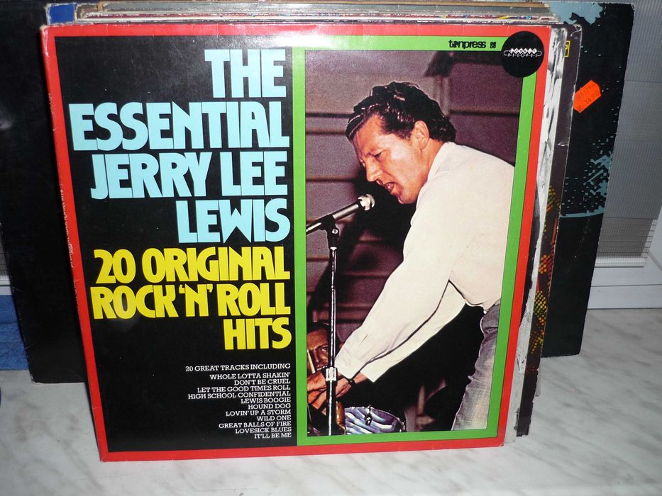 The Essential Jerry Lee Lewis , 20 Original Rock'n'Roll Hits , vinyl.