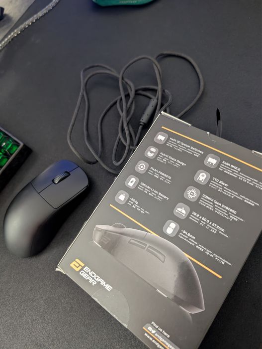 Endgame OP1we низька затримка, ідеальна збірка, 58g / mouse мишка