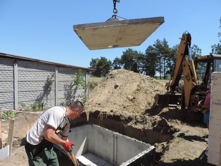 Zbiornik na szambo OLEŚNICA deszczówkę 6m3 szamba betonowe MOJA WODA