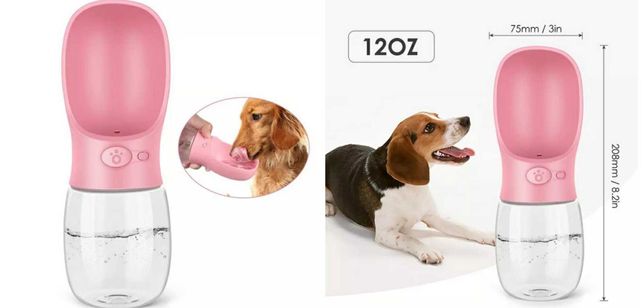 Поилка для собак Портативная бутылка для животных Непроливайка