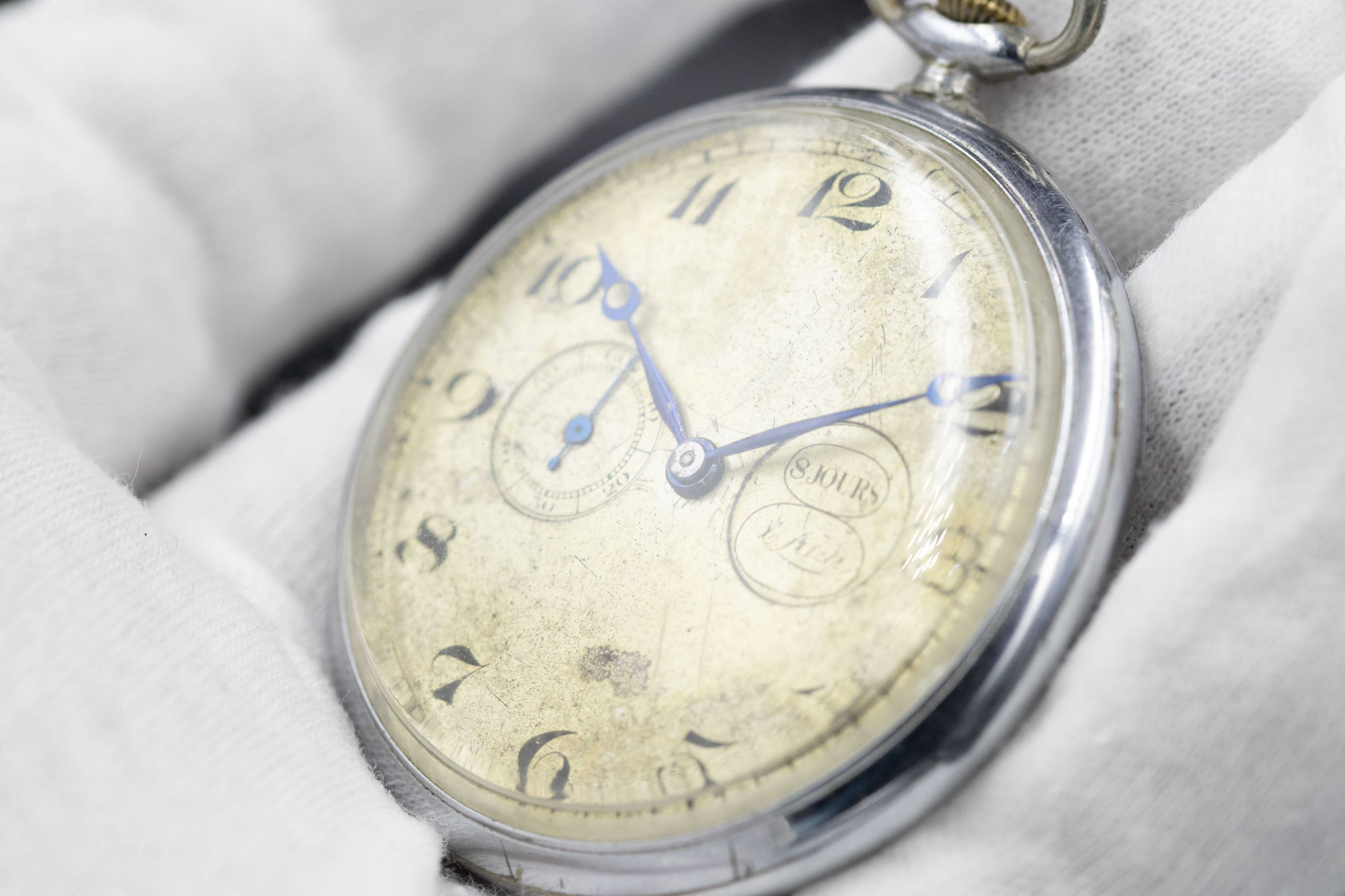 8-dniowy zegarek kieszonkowy w stylu Art Deco | Ponadczasowy urok