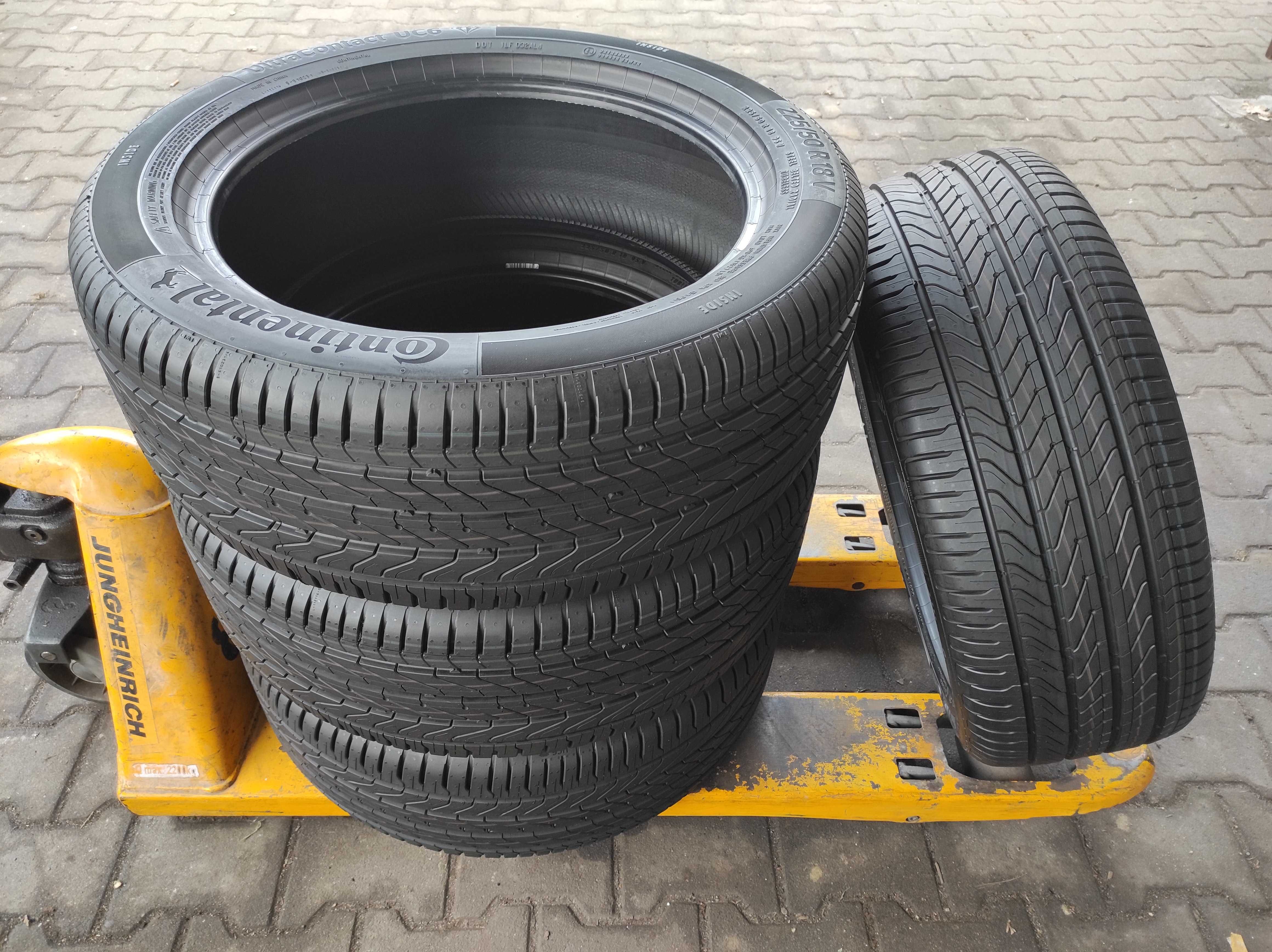 NOWE opony letnie 4szt 225/50 R18 Continental UltraContact UC6 2024