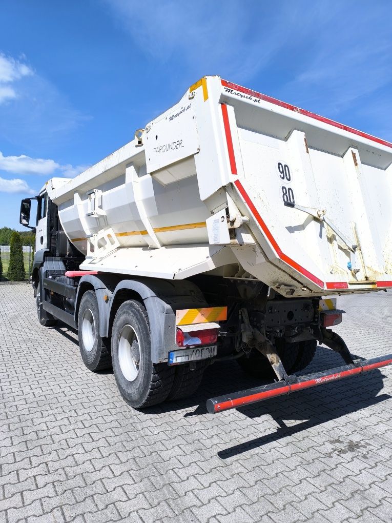 MAN TGS 33.360, 6X6, wywrotka, tylnozsyp, manual, euro 6 jak nowy