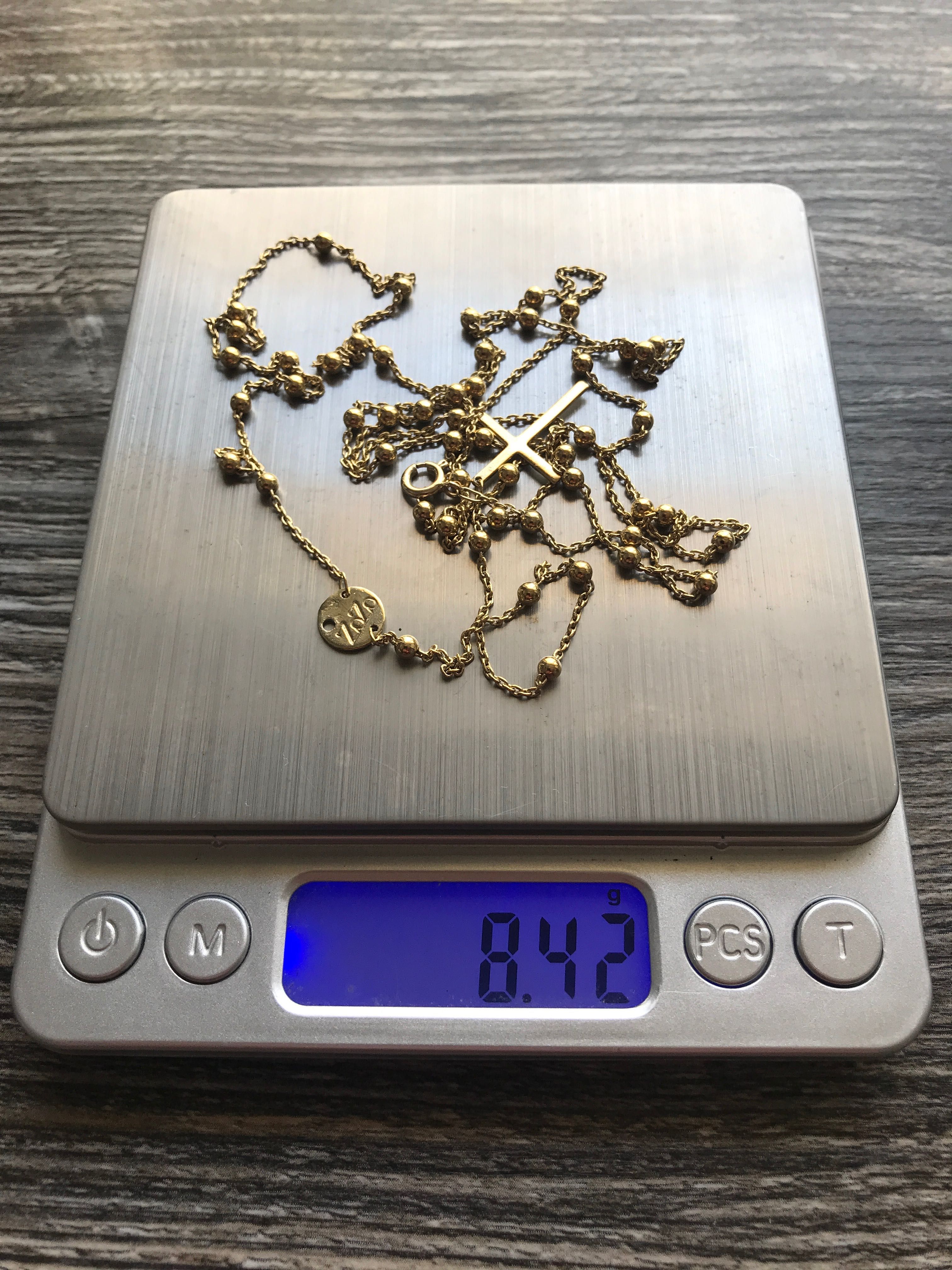 Zozo design różaniec złoty 585