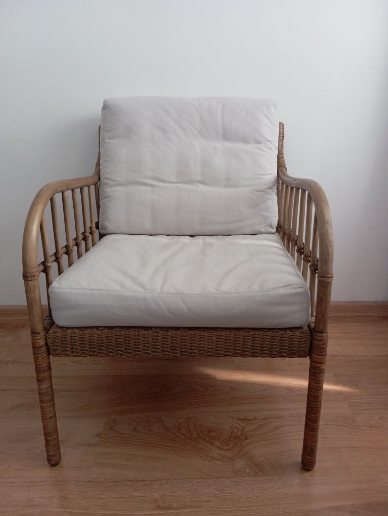 Fotel rattanowy IKEA