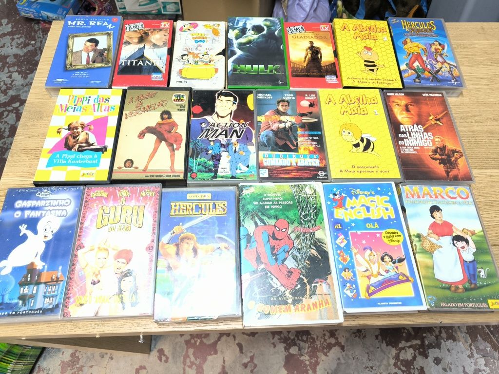 19 Filmes em VHS