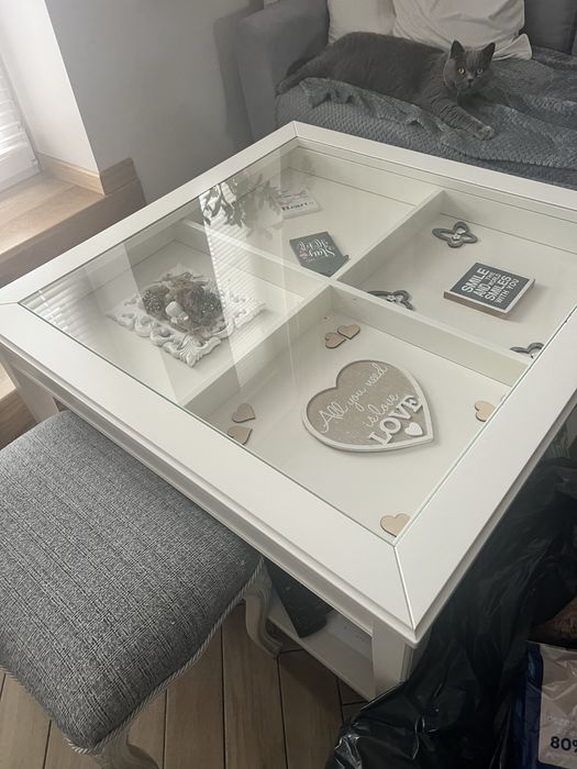 Stolik biały hemnes /liatorp ikea
