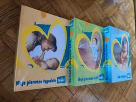 Komplet albumow na zdjecia motyw Pampers nowe