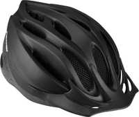 Kask Rowerowy Fischer Shadow 58-61cm Czarny Mat z Tylnym Światłem