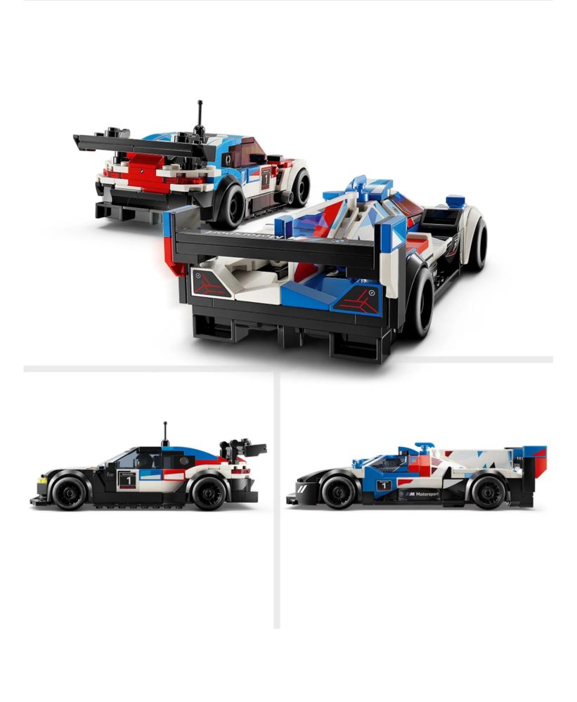 Lego Speed ​​Champions Гоночні автомобілі БМВ M4 ГТ3 та БМВ M