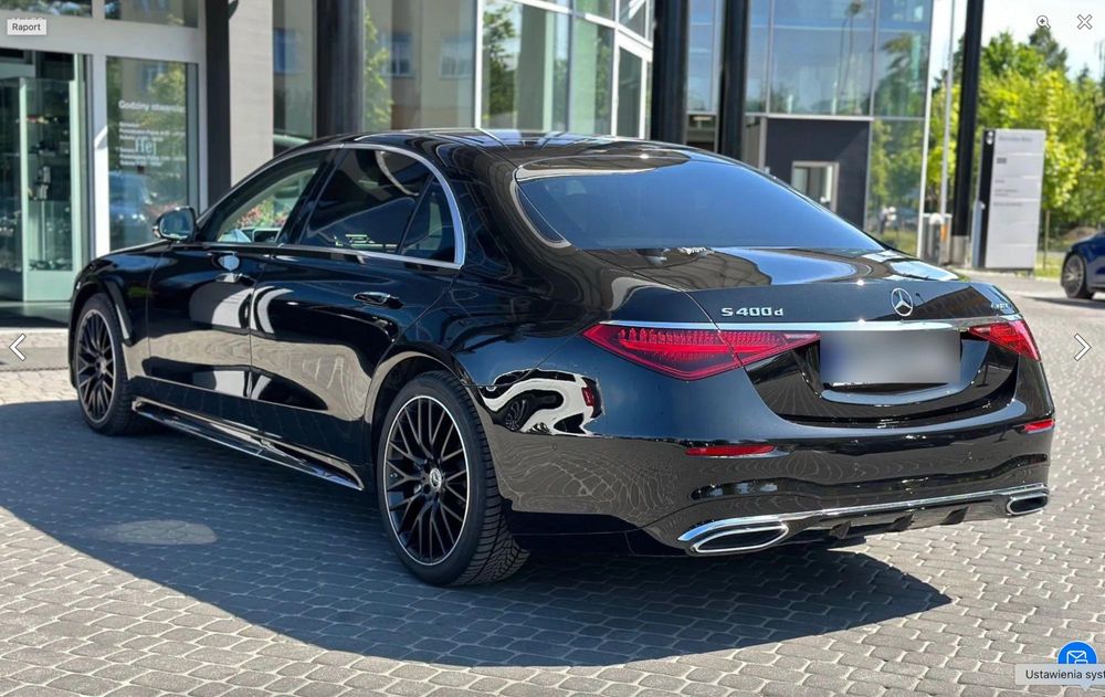 Auto do Ślubu/Wesela Mercedes-Benz S400d 2023r Jasny Środek Trójmiasto