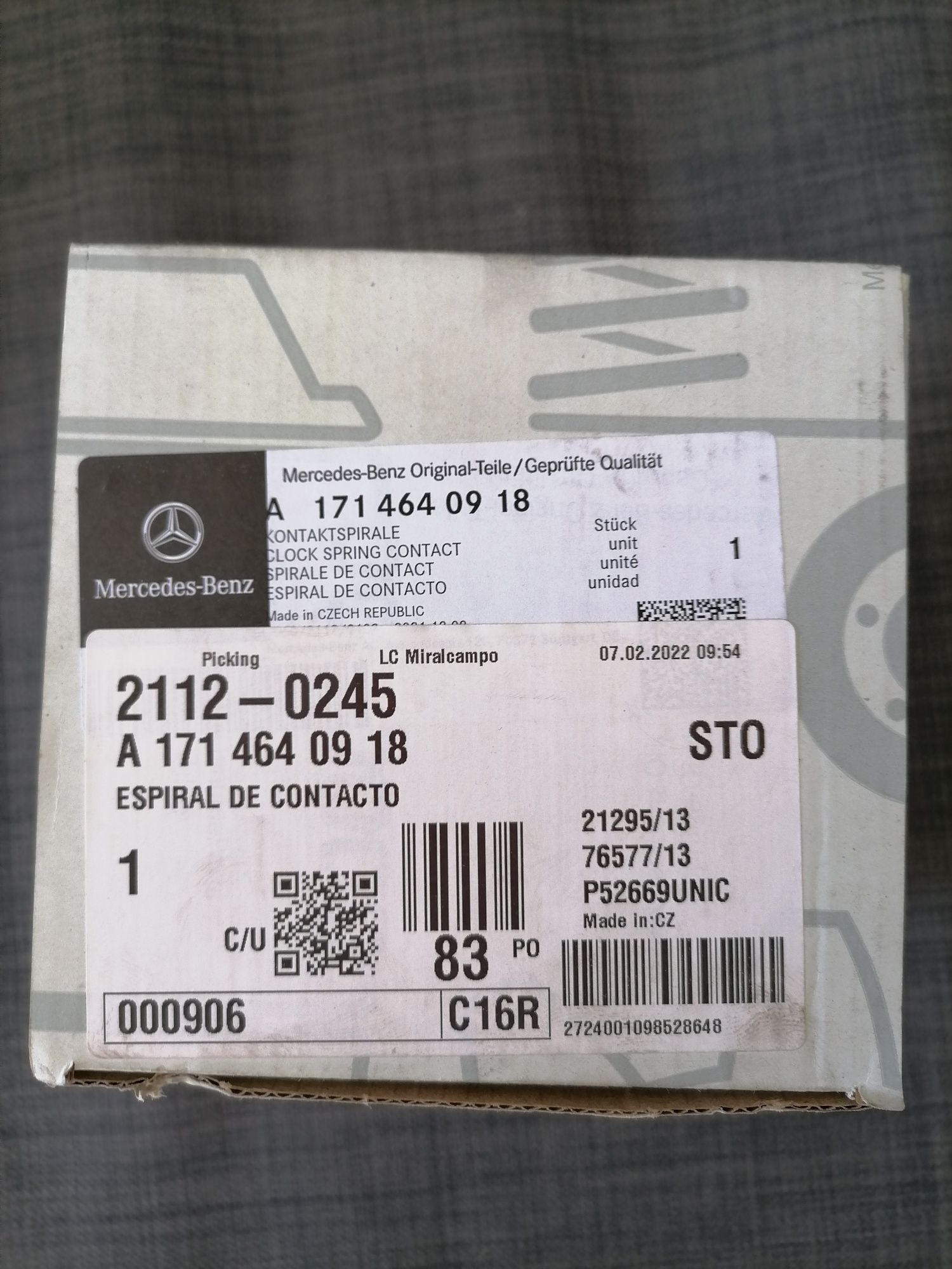 Fita de air bag Mercedes E W211