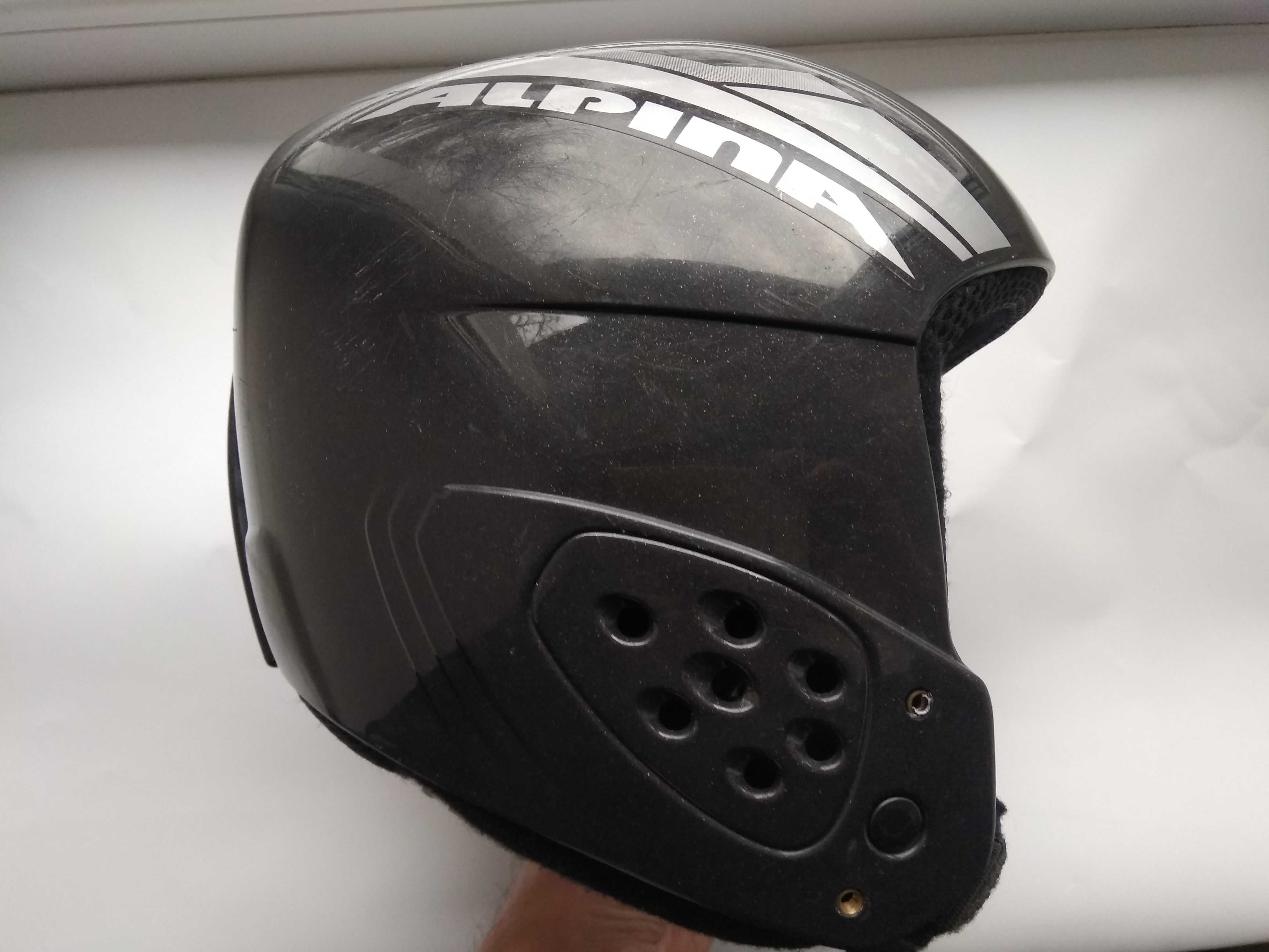 Горнолыжный шлем Alpina, размер 48-50см, сноубордический, детский