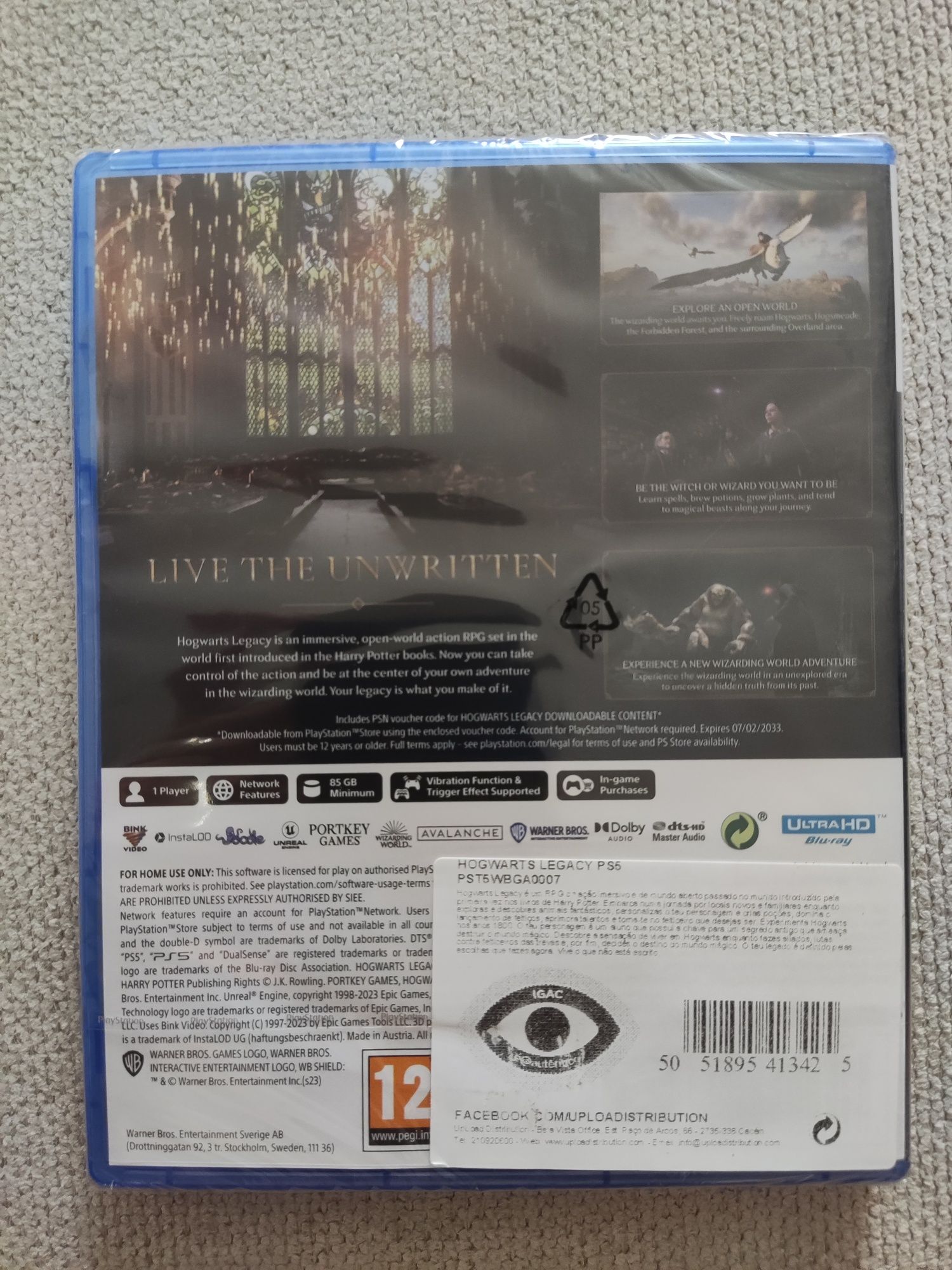 Hugwarts legacy PS5 NOVO AINDA NO PLÁSTICO
