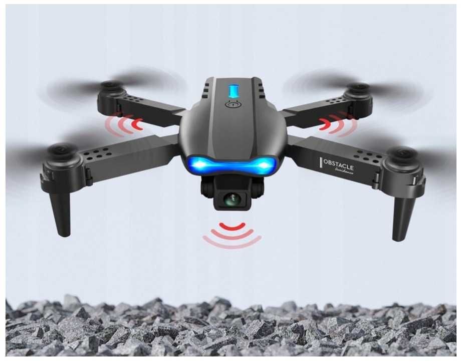 DRON E99 2 Kamery HD WIFI Pilot AKCESORIA ETUI Zawis Wyprzedaż