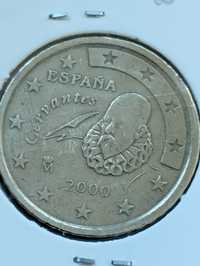 50 cents euro  de 2000 Espanha