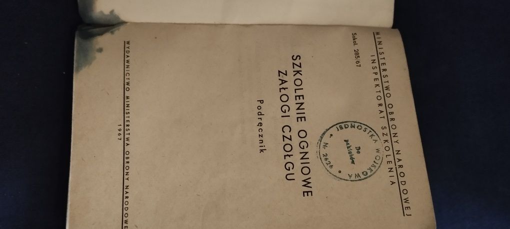 Książki Wojska Polskiego z roku 1967