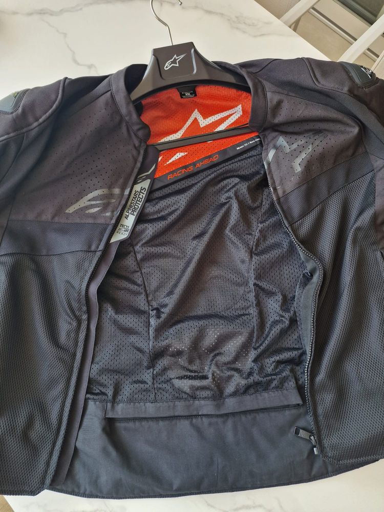 Casaco Alpinestars T-GP plus R V4 AIRFLOW BLACK