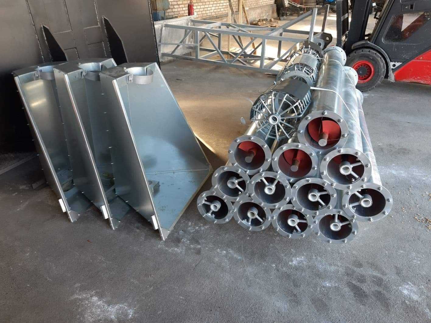 Żmijki do zboża 110-220fi 4m-12m nowe ocynk bezszwowe TRANSPORT
