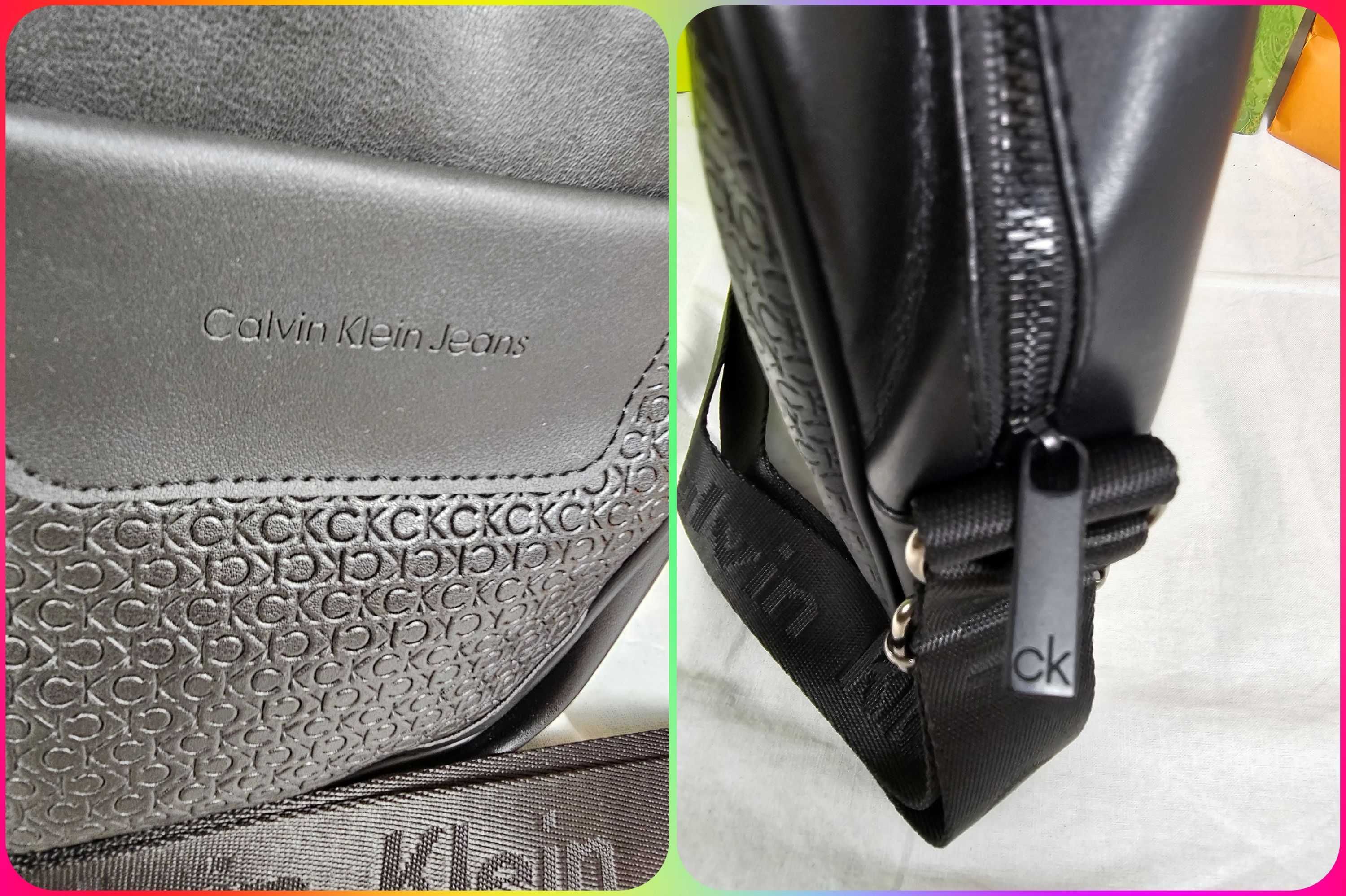 Listonoszka saszetka mniejsza Calvin Klein torba czarna CK