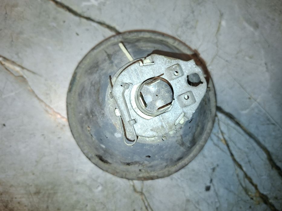 Klosz ddr Simon mz szkło lampa