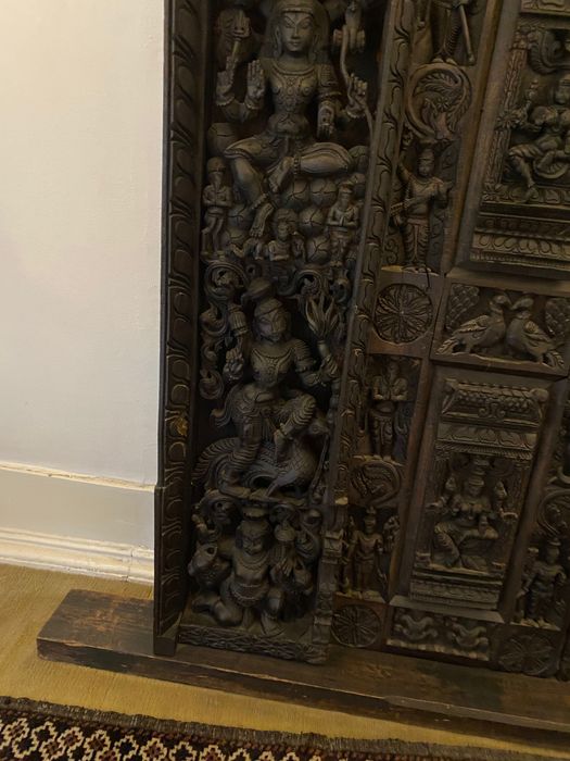 Antiga e rara porta Indiana