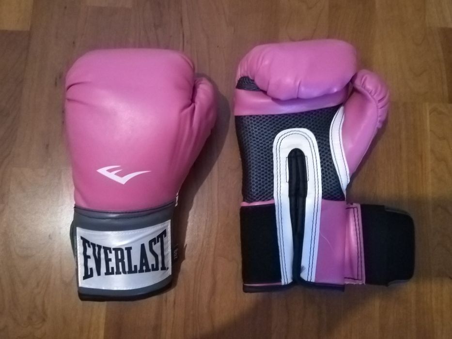 Luvas box rosa Everlast