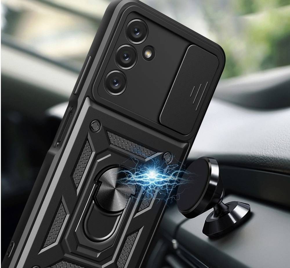 Etui Pancerne Galaxy A14 5G CamShield z Podstawką