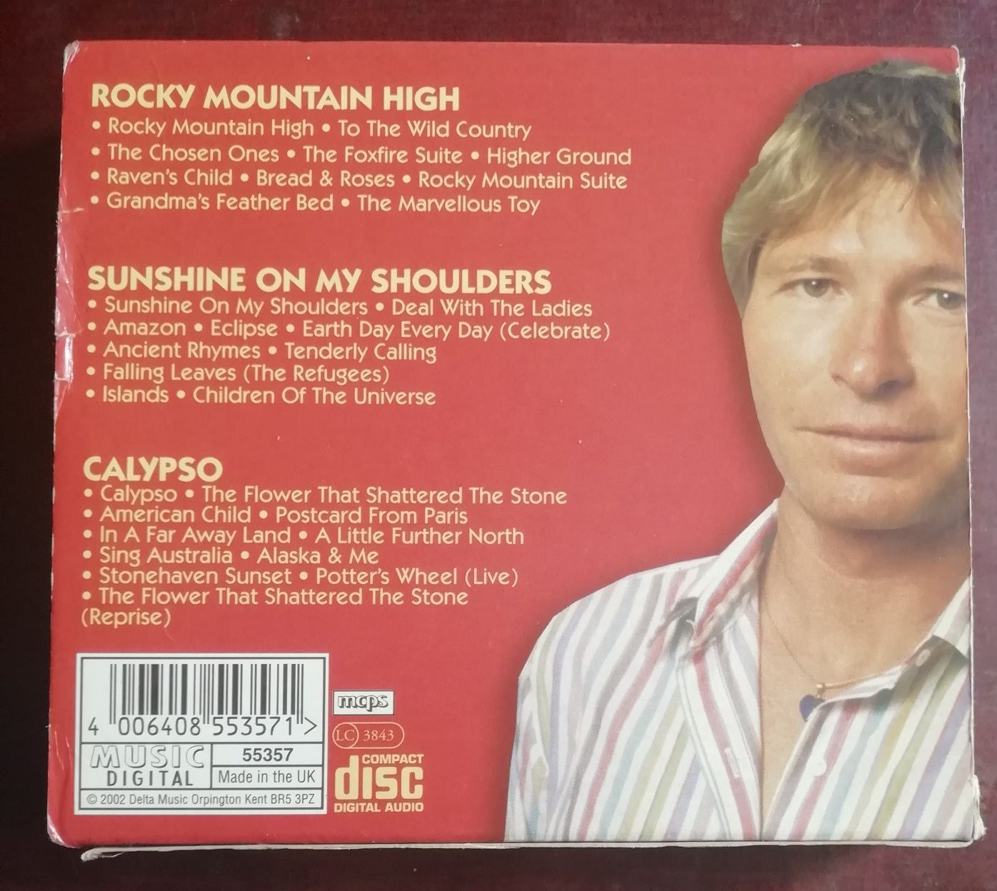 CD музыка бокс 3 диска  John Denver