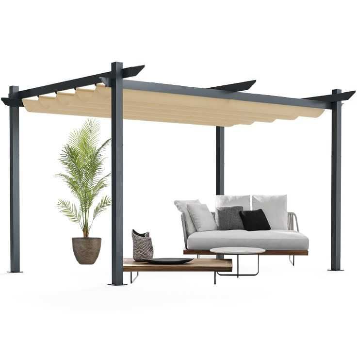 Pergola ogrodowa tarasowa metalowa 3x4 altana zadaszenie KOLORY