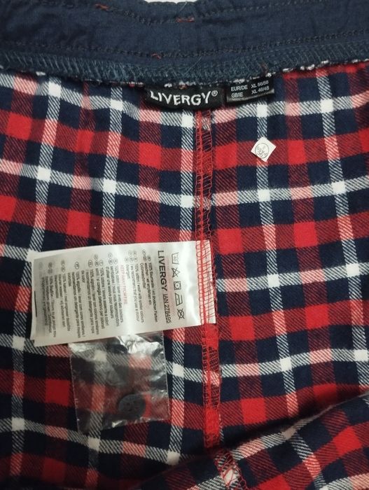 Картаті домашні піжамні штани Livergi, XL