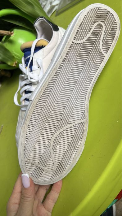 Мокасины nike белые мужские