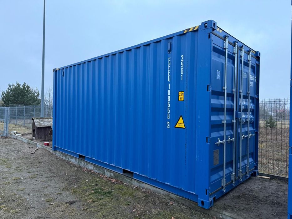 Kontener morski 20HC One way raz używany 6M transport HDS